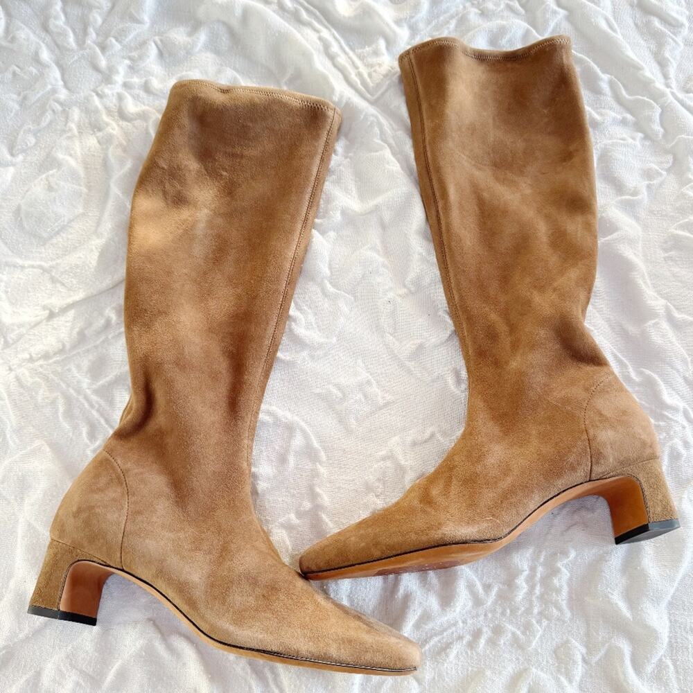 VINCE Kitten Heel Suede Boot Size 7 New